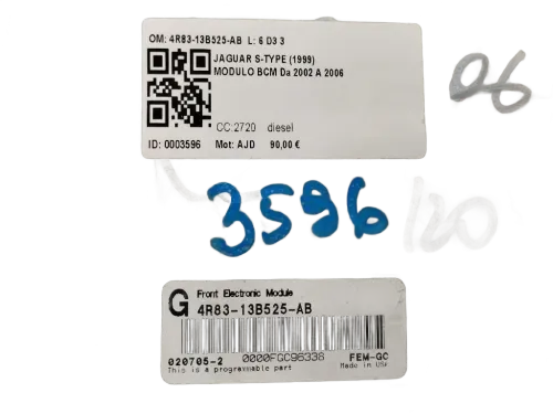 Centralina BCM JAGUAR S-Type 2° Serie