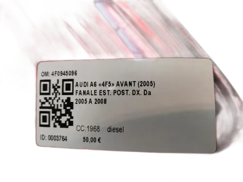 Stop fanale posteriore Destro Passeggero AUDI A6 Avant Serie C6 (4F5) (04>12)