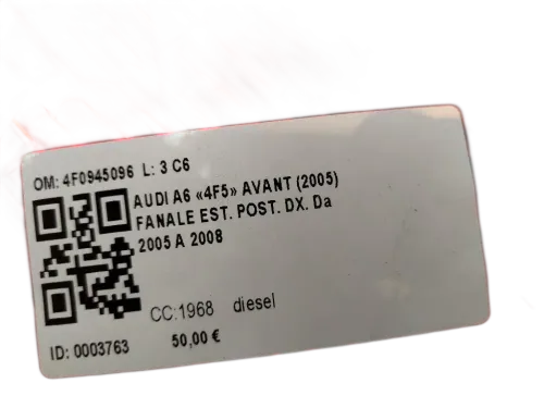 Stop fanale posteriore Destro Passeggero AUDI A6 Avant Serie C6 (4F5) (04>12)