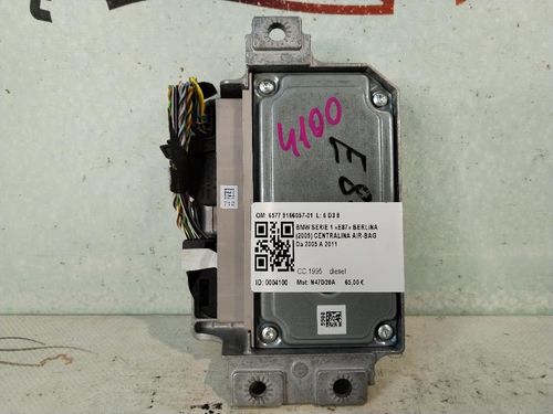 Centralina Airbag BMW Serie 1 Serie (E87) (04>07)