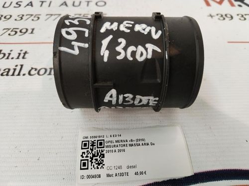 Debimetro OPEL Meriva 3° Serie
