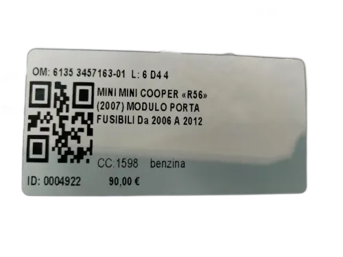 Centralina BCM MINI Cooper 2° Serie