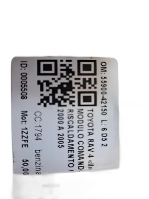 Comandi Clima TOYOTA Rav4 2° Serie