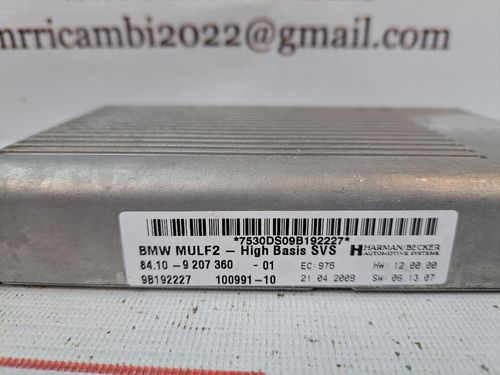Centralina bluetooth telefono BMW Serie 3 E90 Berlina 2° Serie