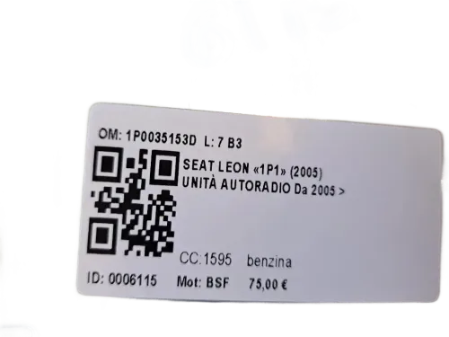 Autoradio SEAT Leon 2° Serie