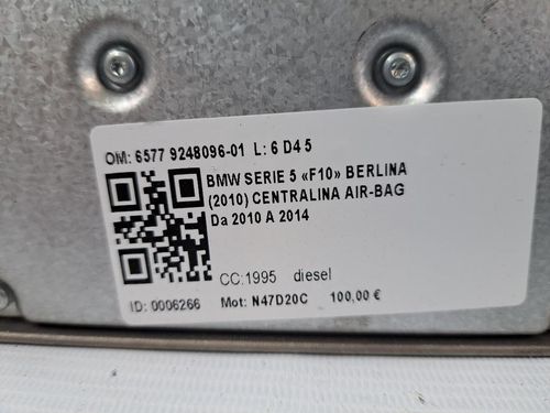 Centralina Airbag BMW Serie 5 F10