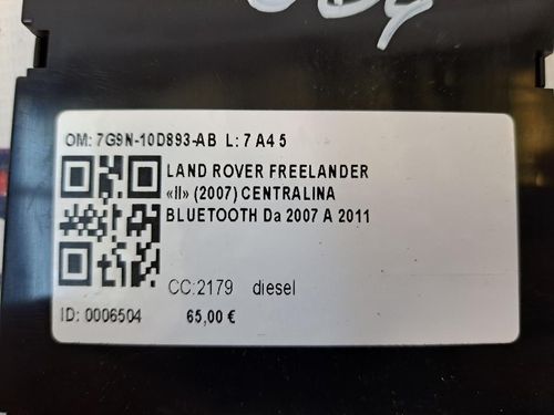 Centralina bluetooth telefono LAND ROVER Freelander 3° Serie