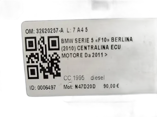 Centralina freno stazionamento BMW Serie 5 F10