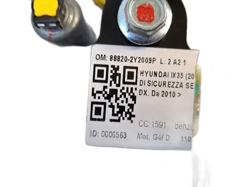 Cintura di sicurezza anteriore destra HYUNDAI iX35 1° Serie