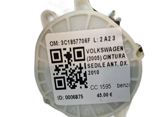 Cintura di sicurezza anteriore destra VOLKSWAGEN Passat Variant 4° Serie
