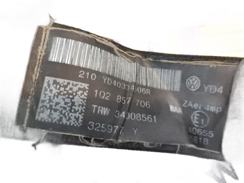 Cintura di sicurezza anteriore destra VOLKSWAGEN Eos Serie (1F7) (06>10)