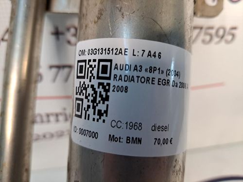 Scambiatore di calore AUDI A3 Serie (8P1) (05>08)