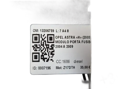 Centralina BCM OPEL Astra H Berlina
