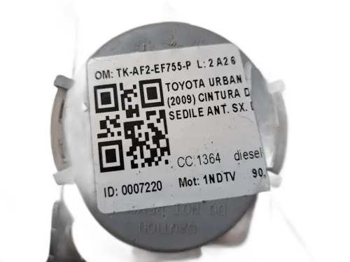 Cintura di sicurezza anteriore sinistra TOYOTA Urban Cruiser 1° Serie