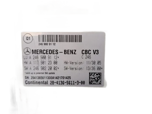 Modulo SAM MERCEDES Classe B W246 2° Serie