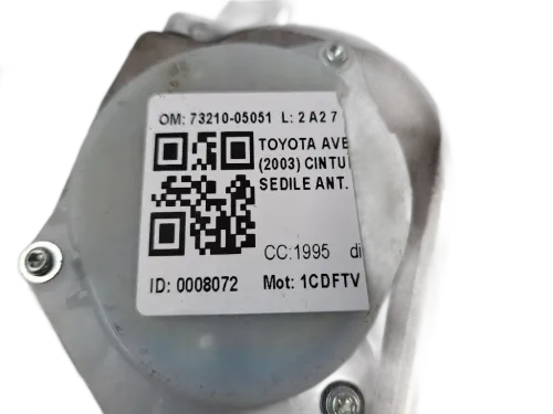 Cintura di sicurezza anteriore destra TOYOTA Avensis Berlina 2° Serie