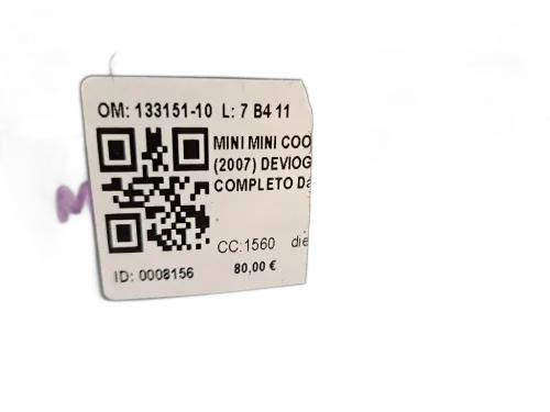 Devioluci MINI Cooper 2° Serie