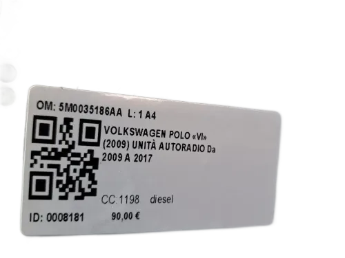 Autoradio VOLKSWAGEN Polo 5° Serie