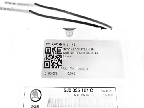 Autoradio SKODA Roomster 1° Serie