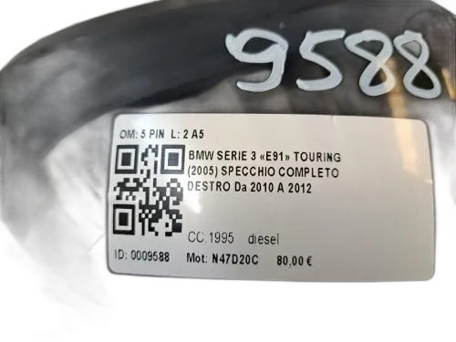 Specchietto Retrovisore Destro BMW Serie 3 E91 Touring