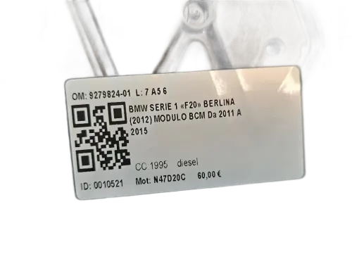 Centralina BCM BMW Serie 1 F20 (11>19)