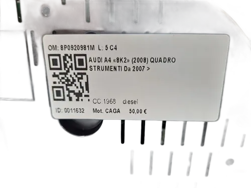 Quadro tachigrafo AUDI A4 Cabrio Serie B6 (8H7) (02>09)