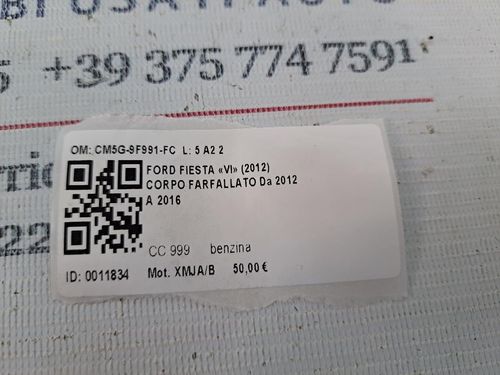 Corpo Farfallato FORD Fiesta 6° Serie