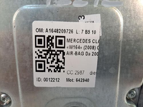 Centralina Airbag MERCEDES ML W164 3° Serie