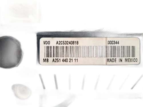 Quadro tachigrafo MERCEDES ML W164 3° Serie