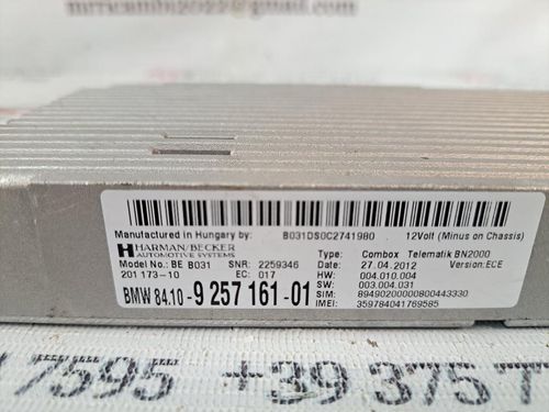 Centralina bluetooth telefono BMW Serie 5 F10