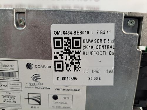 Centralina bluetooth telefono BMW Serie 5 F10