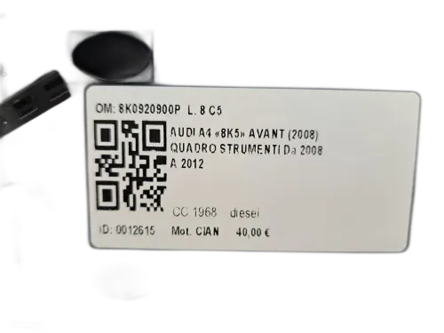 Quadro tachigrafo AUDI A4 Avant (8K5) (08>15)