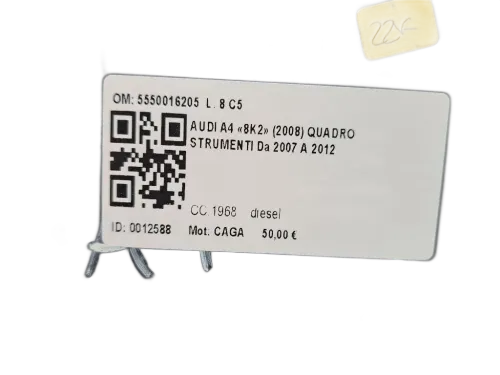 Quadro tachigrafo AUDI A4 Avant (8K5) (08>15)