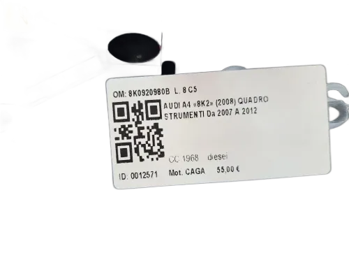 Quadro tachigrafo AUDI A4 Avant (8K5) (08>15)