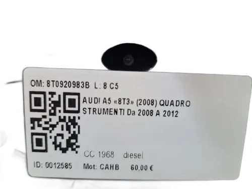Quadro tachigrafo AUDI A6 Avant Serie C7 (4G5) (11>)
