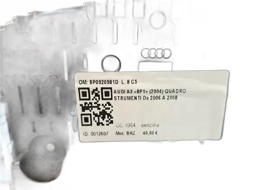 Quadro tachigrafo AUDI A3 Serie (8P1) (03>05)