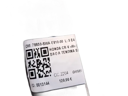 Airbag a tendina lato Sinistro HONDA CR-V 4° Serie (07>12)