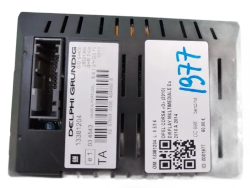 Display multifunzione computer di bordo OPEL Corsa D 3P 2° Serie