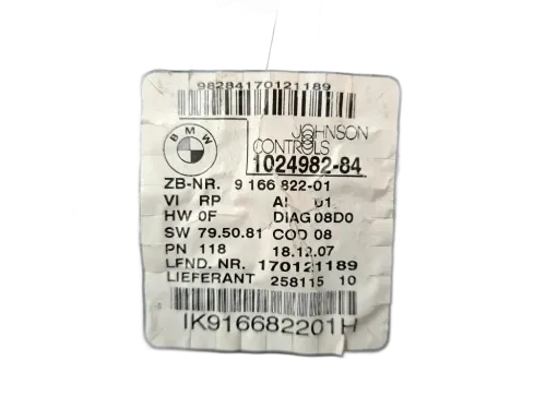 Quadro tachigrafo BMW Serie 1 Serie (E87) (04>07)