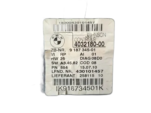 Quadro tachigrafo BMW Serie 3 E90 Berlina 2° Serie