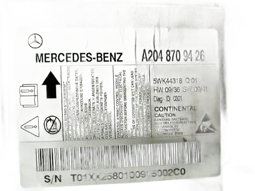 Centralina Airbag MERCEDES Classe C Berlina W204