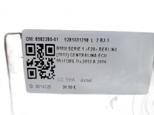 Centralina ECU BMW Serie 1 F20 (11>19)