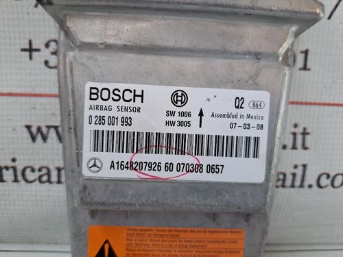 Centralina Airbag MERCEDES ML W164 3° Serie