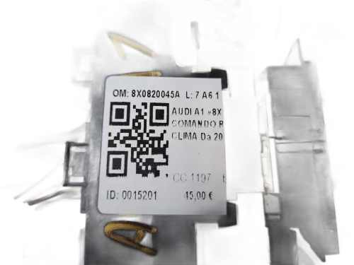 Comandi Clima AUDI A1 Serie (8X1) (10>14)