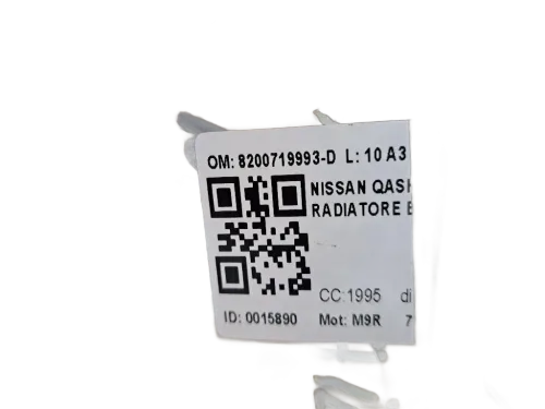 Scambiatore di calore NISSAN Qashqai 2° Serie