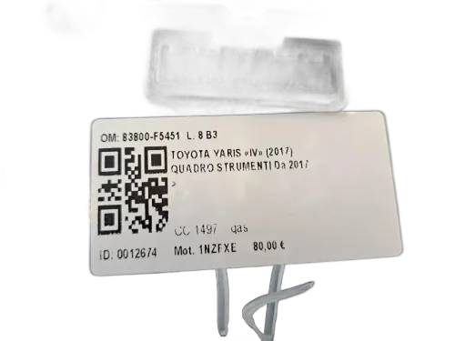Quadro tachigrafo TOYOTA Yaris Serie (17>)