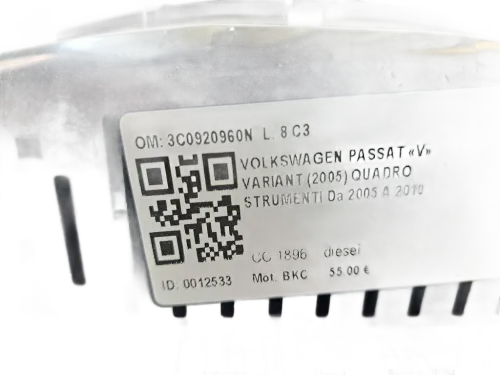 Quadro tachigrafo VOLKSWAGEN Passat Variant 4° Serie