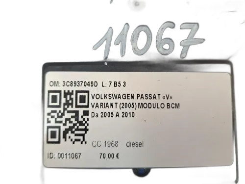 Centralina BCM VOLKSWAGEN Passat Variant 4° Serie