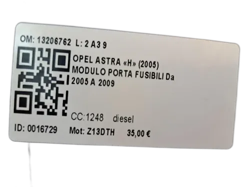 Centralina BCM OPEL Astra H Berlina
