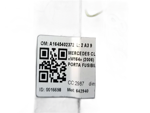 Centralina BCM MERCEDES ML W164 3° Serie